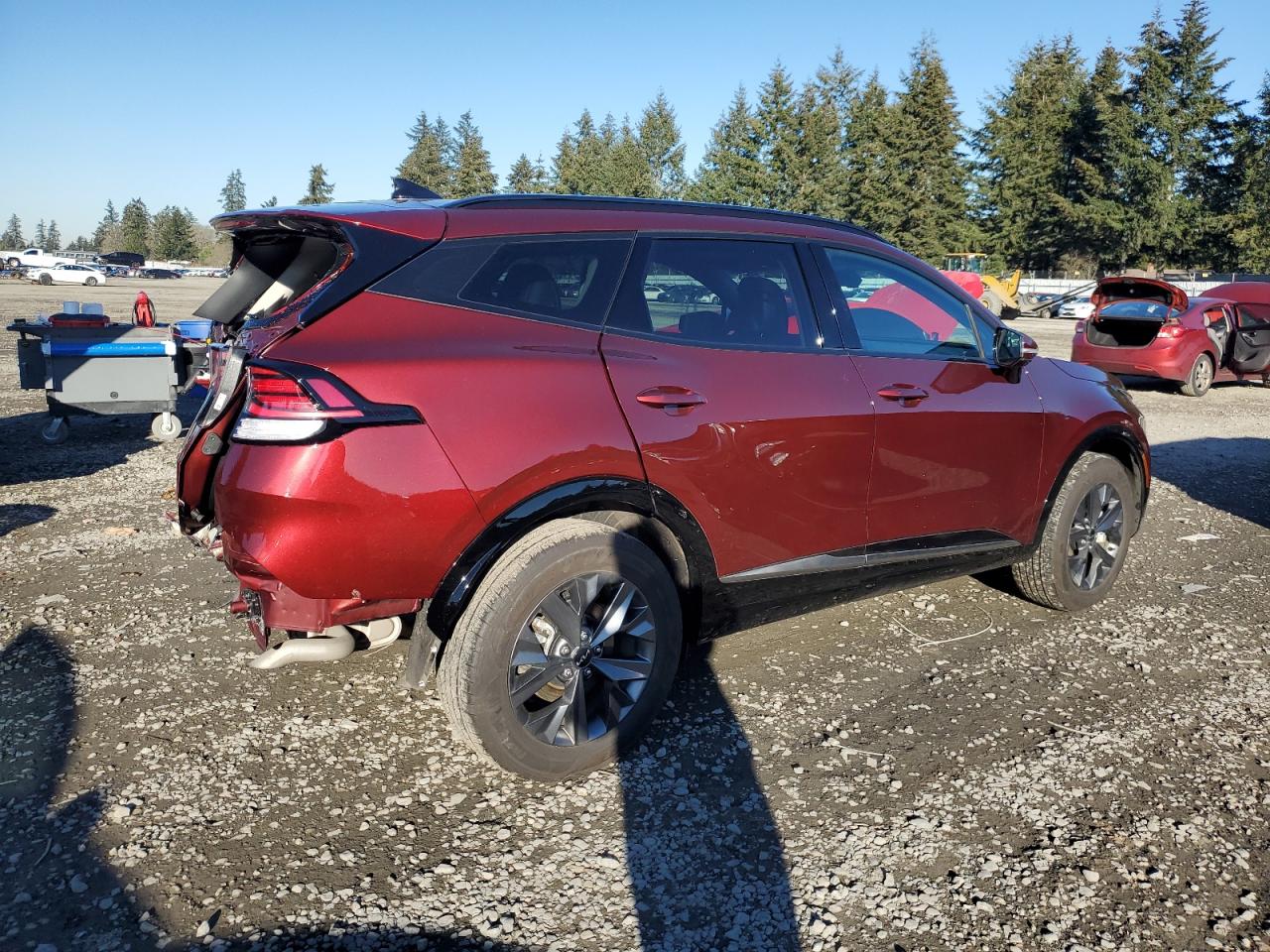 2023 KIA Sportage VIN KNDPXCAG6P7048028 Copart auction photo, rear end / front end damage thumbnail 3
