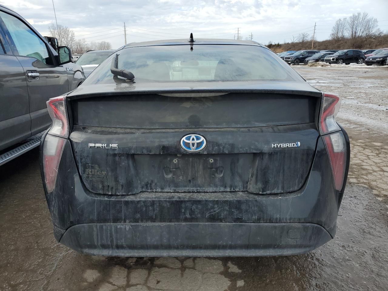 2017 Toyota Prius VIN JTDKBRFUXH3544047 Copart auction photo, side damage thumbnail 6