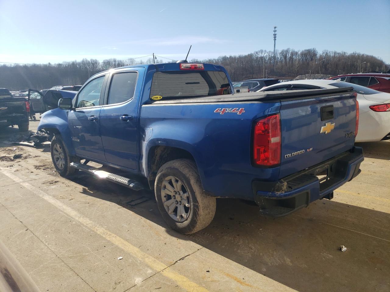 2018 Chevrolet Colorado VIN 1GCGTCEN1J1145572 Copart auction photo, front end / side damage thumbnail 2