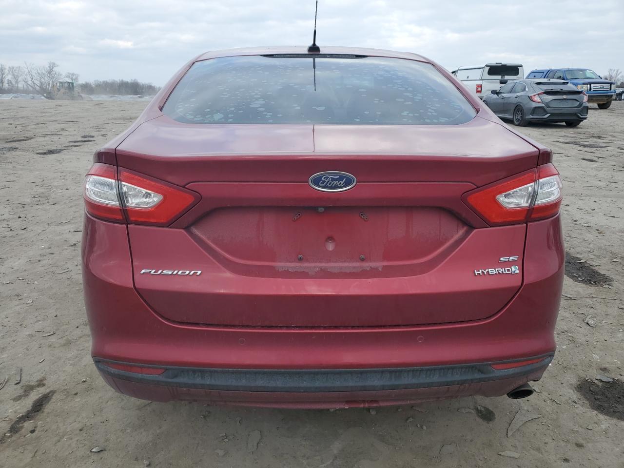 2013 Ford Fusion VIN 3FA6P0LU0DR187501 Copart auction photo, minor dent/scratches damage thumbnail 6