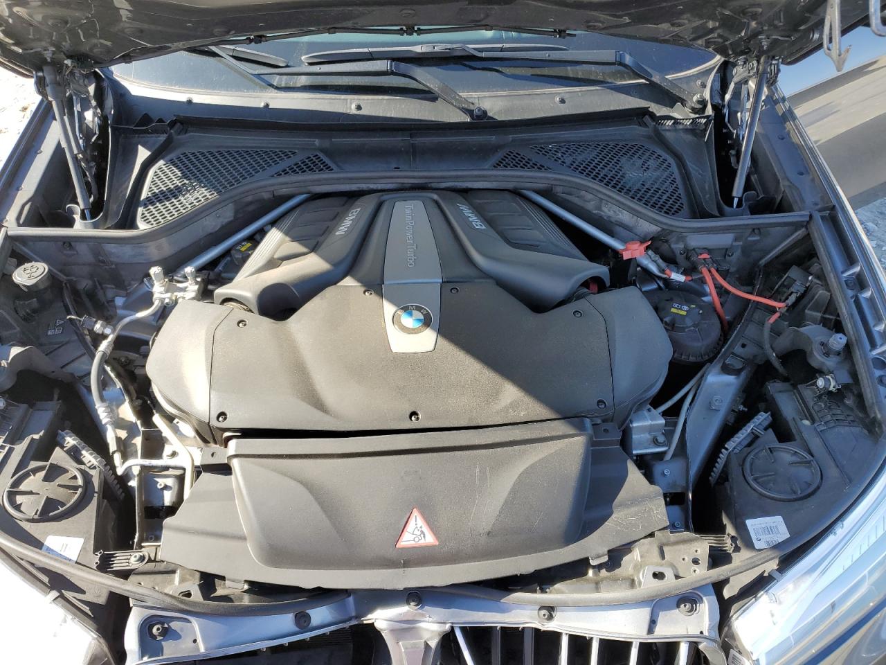 2017 BMW X6 VIN 5UXKU6C36H0W38379 Copart auction photo, rear end / front end damage thumbnail 12