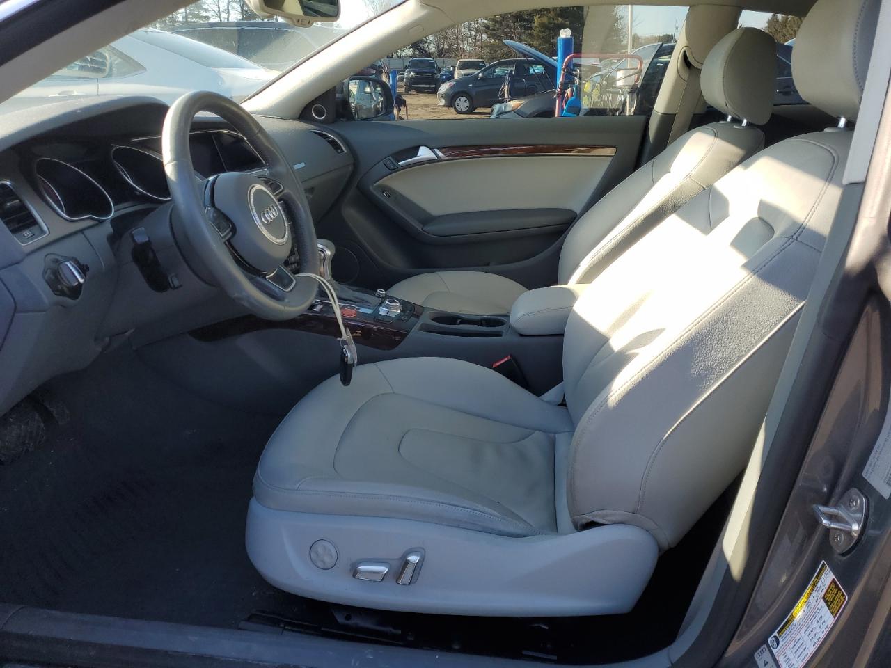 2015 Audi A5 VIN WAUMFAFR9FA019402 Copart auction photo, front end damage thumbnail 7