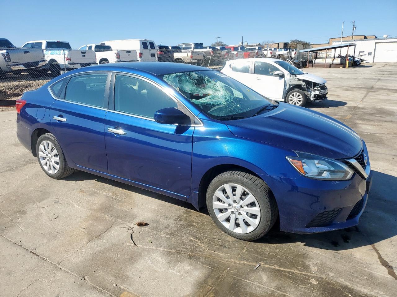 2017 Nissan Sentra VIN 3N1AB7AP5HL716980 Copart auction photo, water/flood damage thumbnail 4