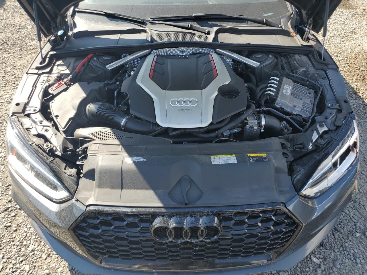 2019 Audi RS5 VIN WAUB4CF50KA097227 Copart auction photo, front end / side damage thumbnail 11