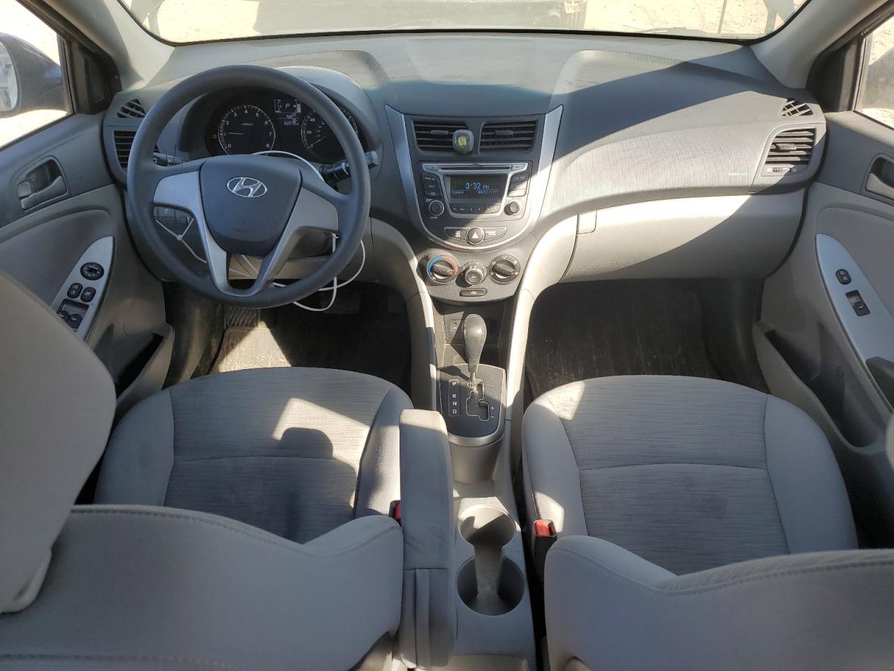 2017 Hyundai Accent VIN KMHCT4AE9HU374712 Copart auction photo, front end damage thumbnail 8