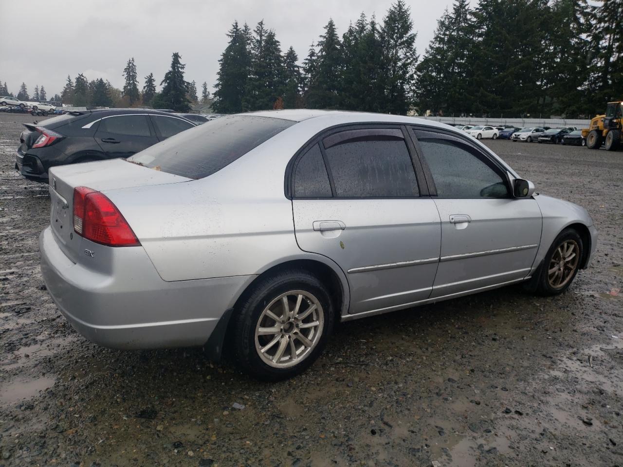 2003 Honda Civic VIN 2HGES26723H595676 Copart auction photo, rear end damage thumbnail 3
