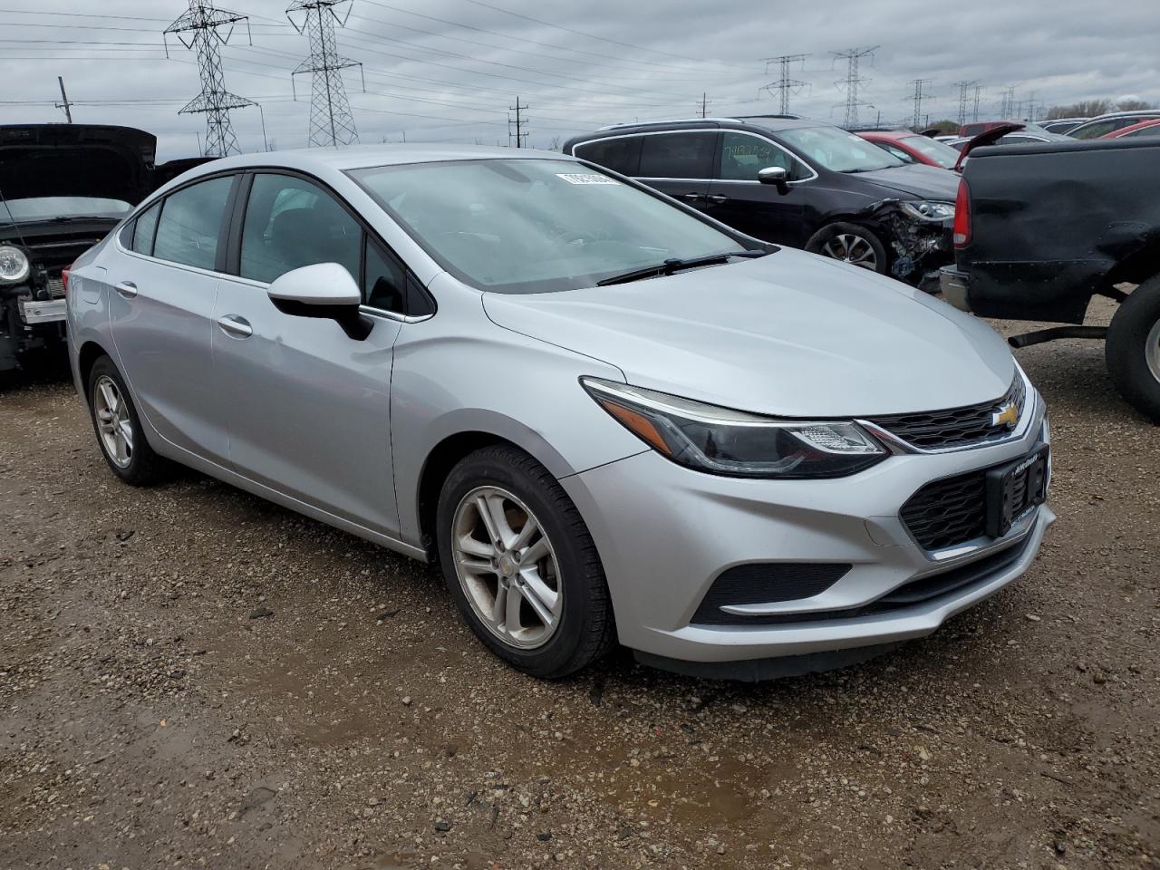 2016 Chevrolet Cruze VIN 1G1BE5SM6G7291430 Copart auction photo, front end / side damage thumbnail 4