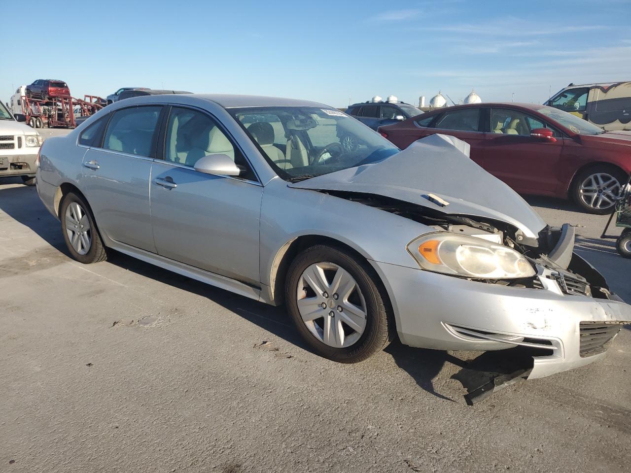 2010 Chevrolet Impala VIN 2G1WA5EK9A1246722 Copart auction photo, front end / rear end damage thumbnail 4