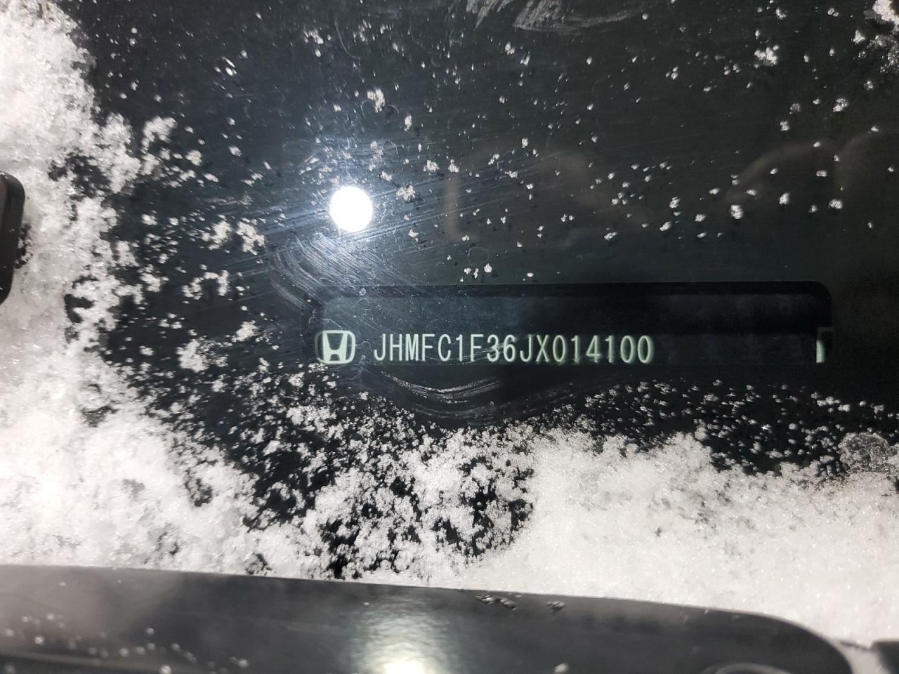 2018 Honda Civic VIN JHMFC1F36JX014100 Copart auction photo, side / front end damage thumbnail 14