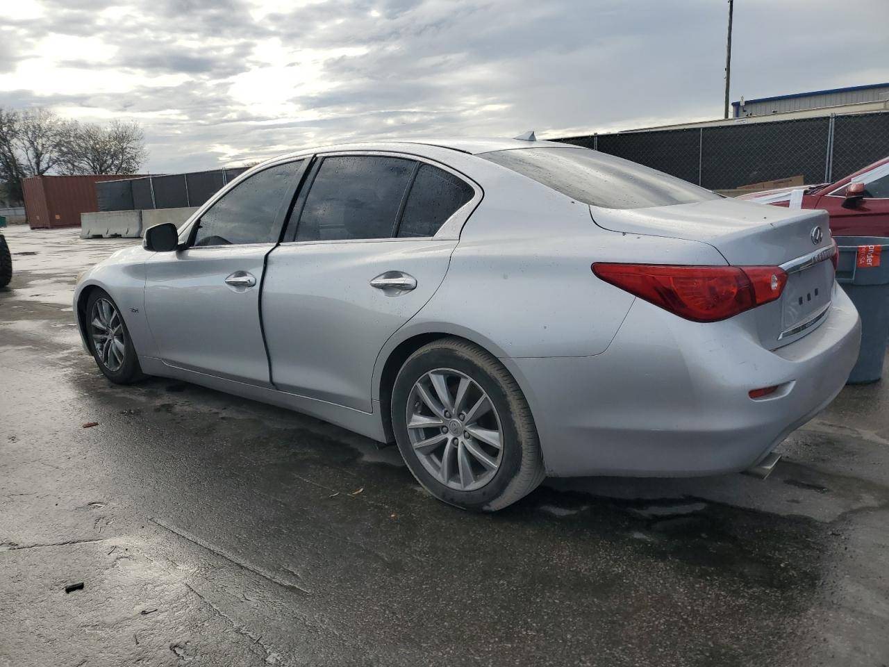 2017 Infiniti Q50 VIN JN1EV7AP4HM743926 Copart auction photo, front end / side damage thumbnail 2