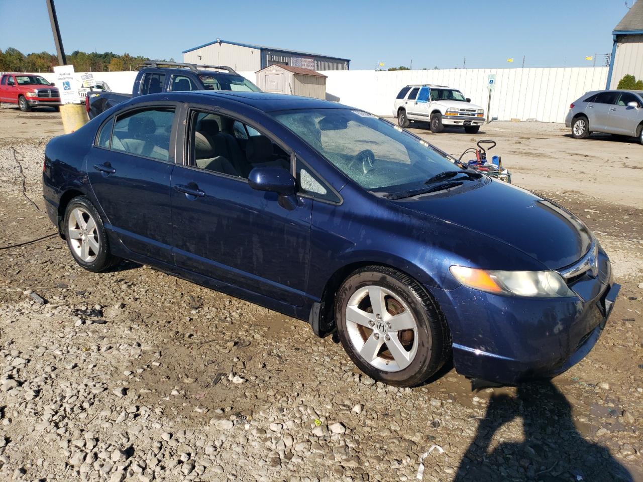 2008 Honda Civic VIN 1HGFA16808L098632 Copart auction photo, vandalism damage thumbnail 4