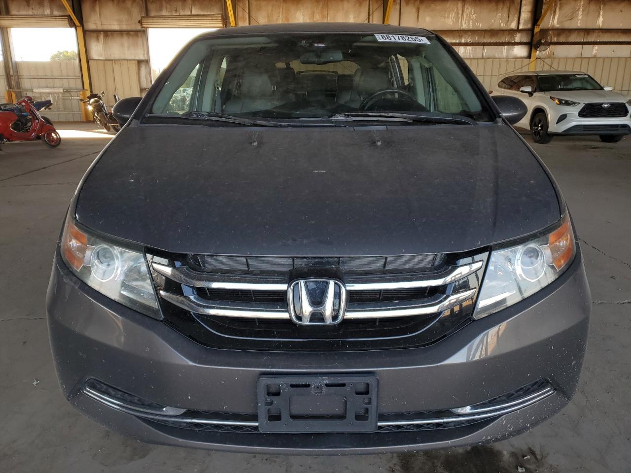 2014 Honda Odyssey VIN 5FNRL5H61EB045056 Copart auction photo, side damage thumbnail 5