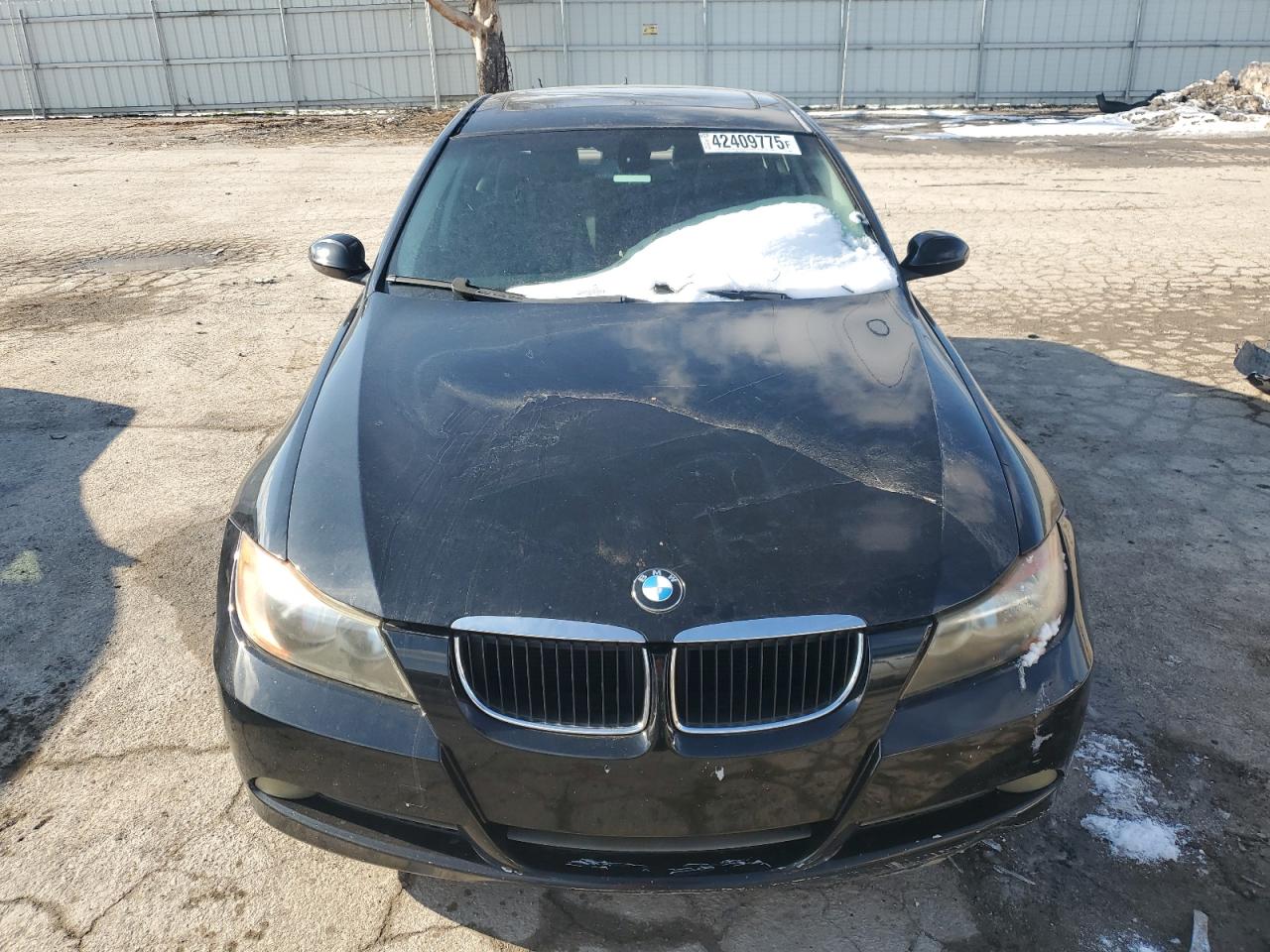 2007 BMW 3er VIN WBAVA37517NE28856 Copart auction photo, burn - engine damage thumbnail 5