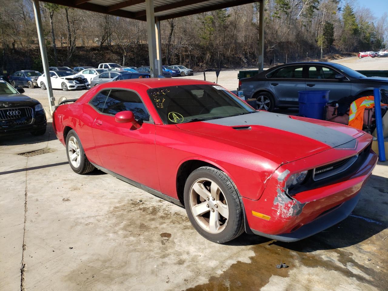2012 Dodge Challenger VIN 2C3CDYAG1CH293875 Copart auction photo, side / rear end damage thumbnail 4