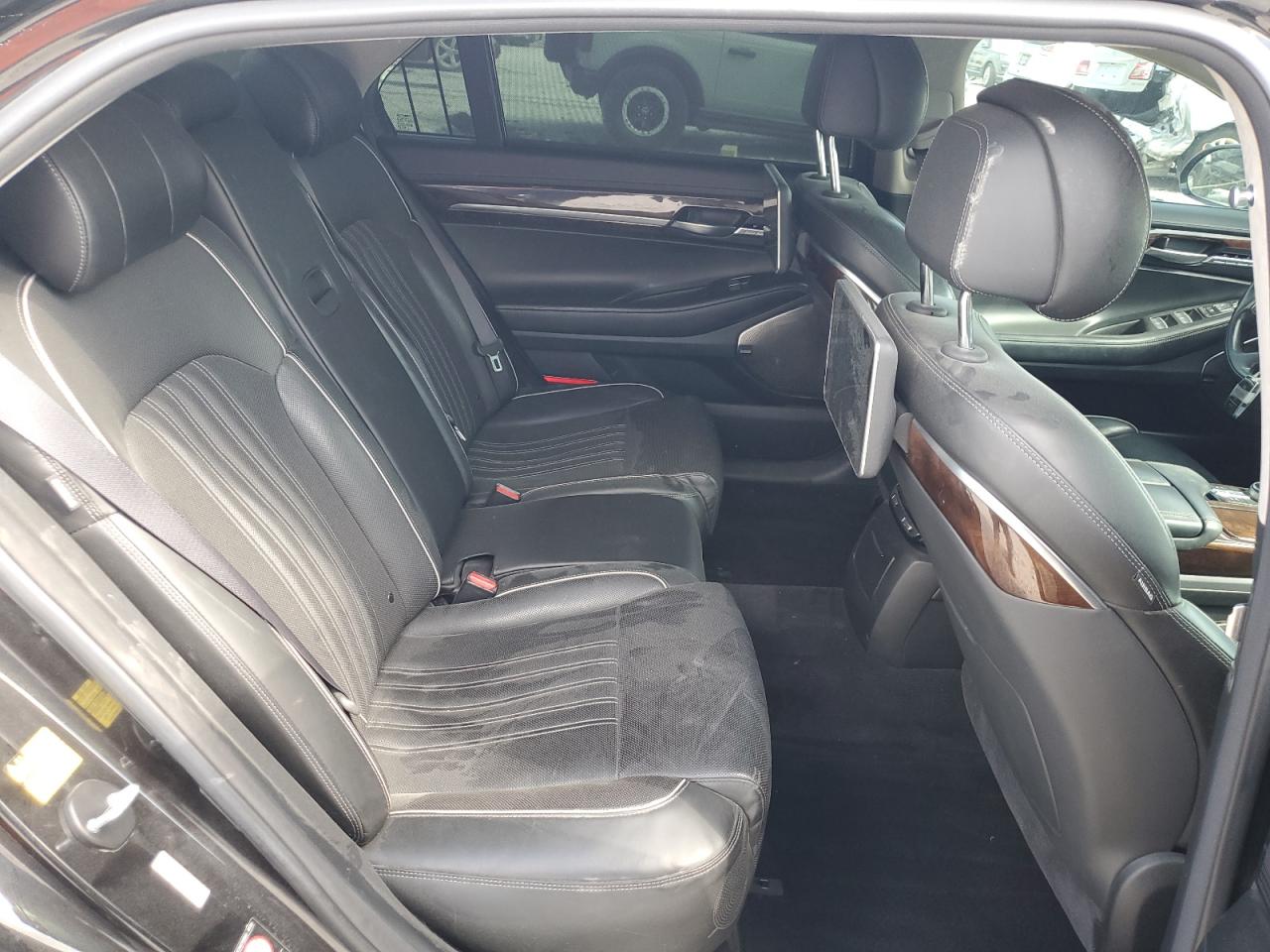 2018 Genesis G90 VIN KMHG54JH1JU043991 Copart auction photo, front end / side damage thumbnail 10