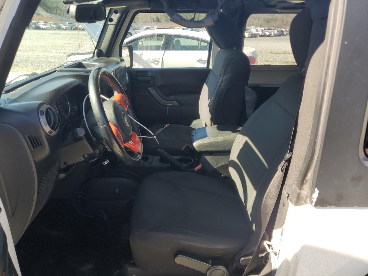 2014 Jeep Wrangler VIN 1C4AJWAG5EL226864 Copart auction photo, front end damage thumbnail 7