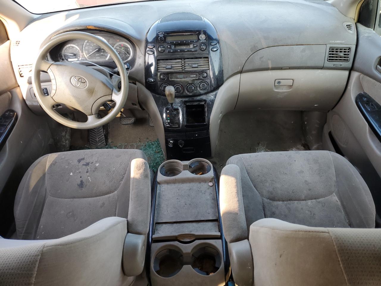 2004 Toyota Sienna VIN 5TDZA23C14S127722 Copart auction photo, side / rear end damage thumbnail 8