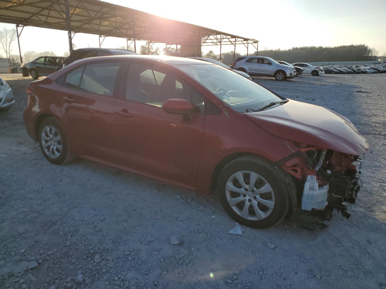 2020 Toyota Corolla VIN 5YFEPRAE5LP056901 Copart auction photo, front end damage thumbnail 4