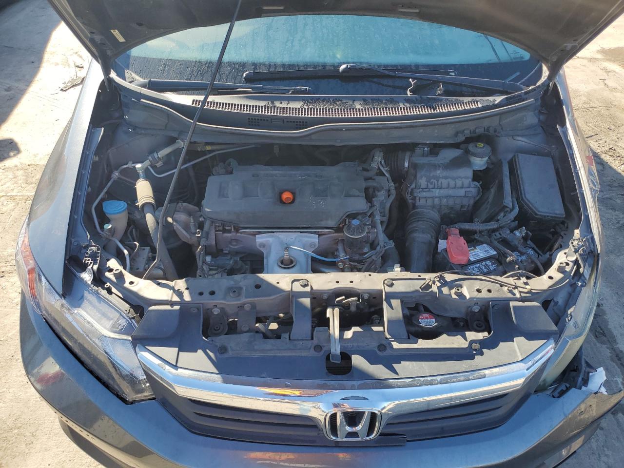 2012 Honda Civic VIN 19XFB2F50CE094119 Copart auction photo, front end / side damage thumbnail 11