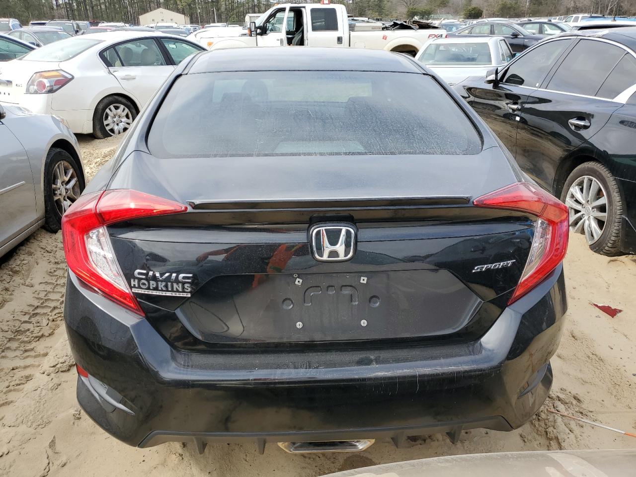 2019 Honda Civic VIN 2HGFC2F88KH508100 Copart auction photo, front end / minor dent/scratches damage thumbnail 6