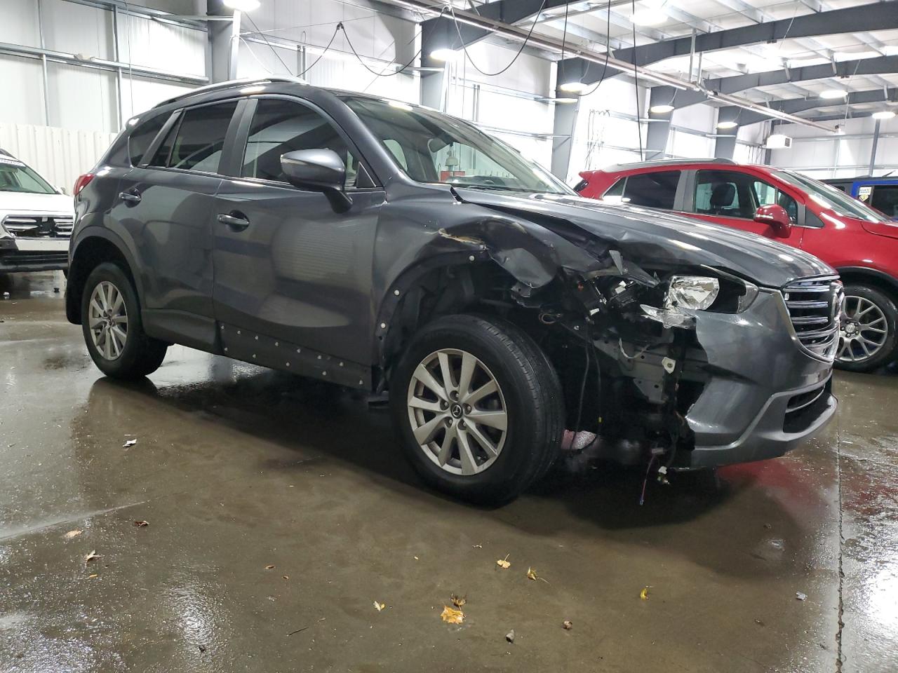 2016 Mazda CX-5 VIN JM3KE4CY8G0699737 Copart auction photo, front end damage thumbnail 4