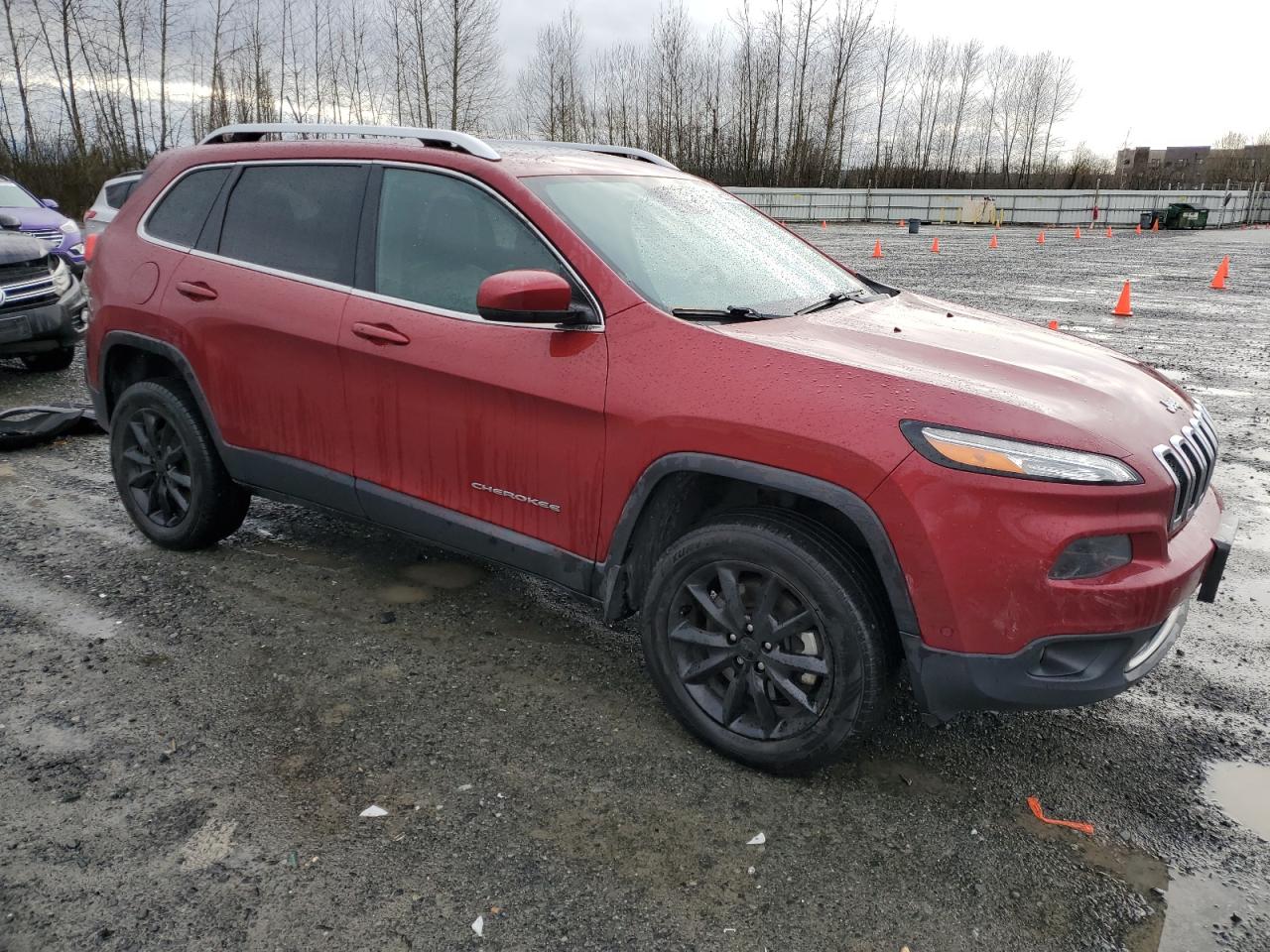 2014 Jeep Grand Cherokee VIN 1C4PJMDS4EW273879 Copart auction photo, side / front end damage thumbnail 4