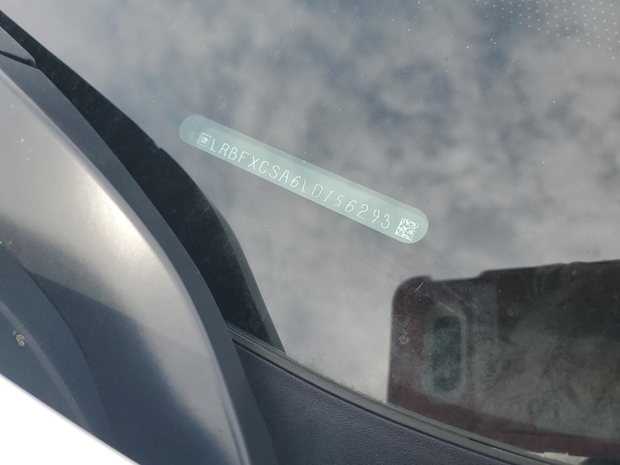 2020 Buick Envision VIN LRBFXCSA6LD156293 Copart auction photo, side damage thumbnail 14