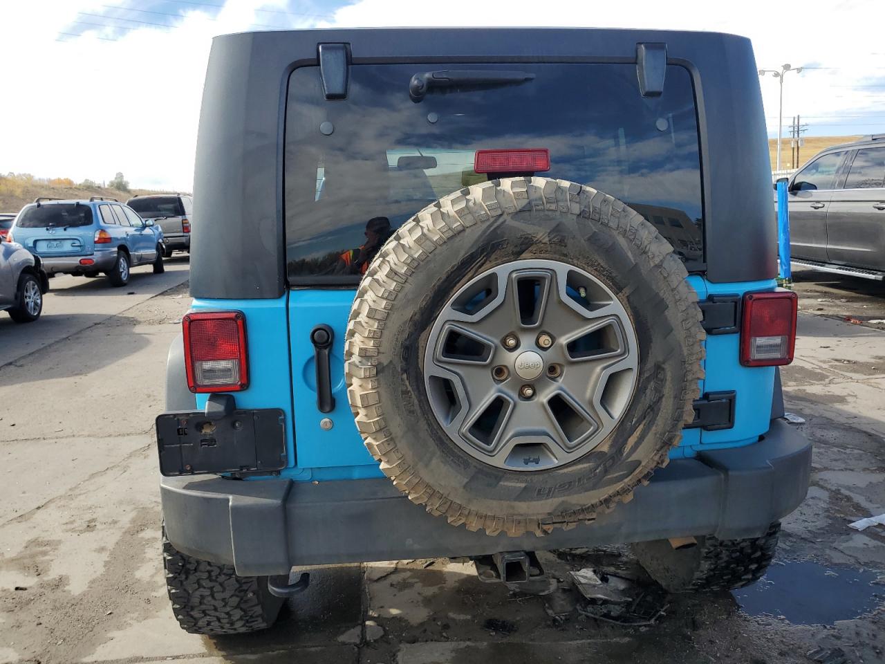 2017 Jeep Wrangler VIN 1C4BJWFGXHL584088 Copart auction photo, front end damage thumbnail 6
