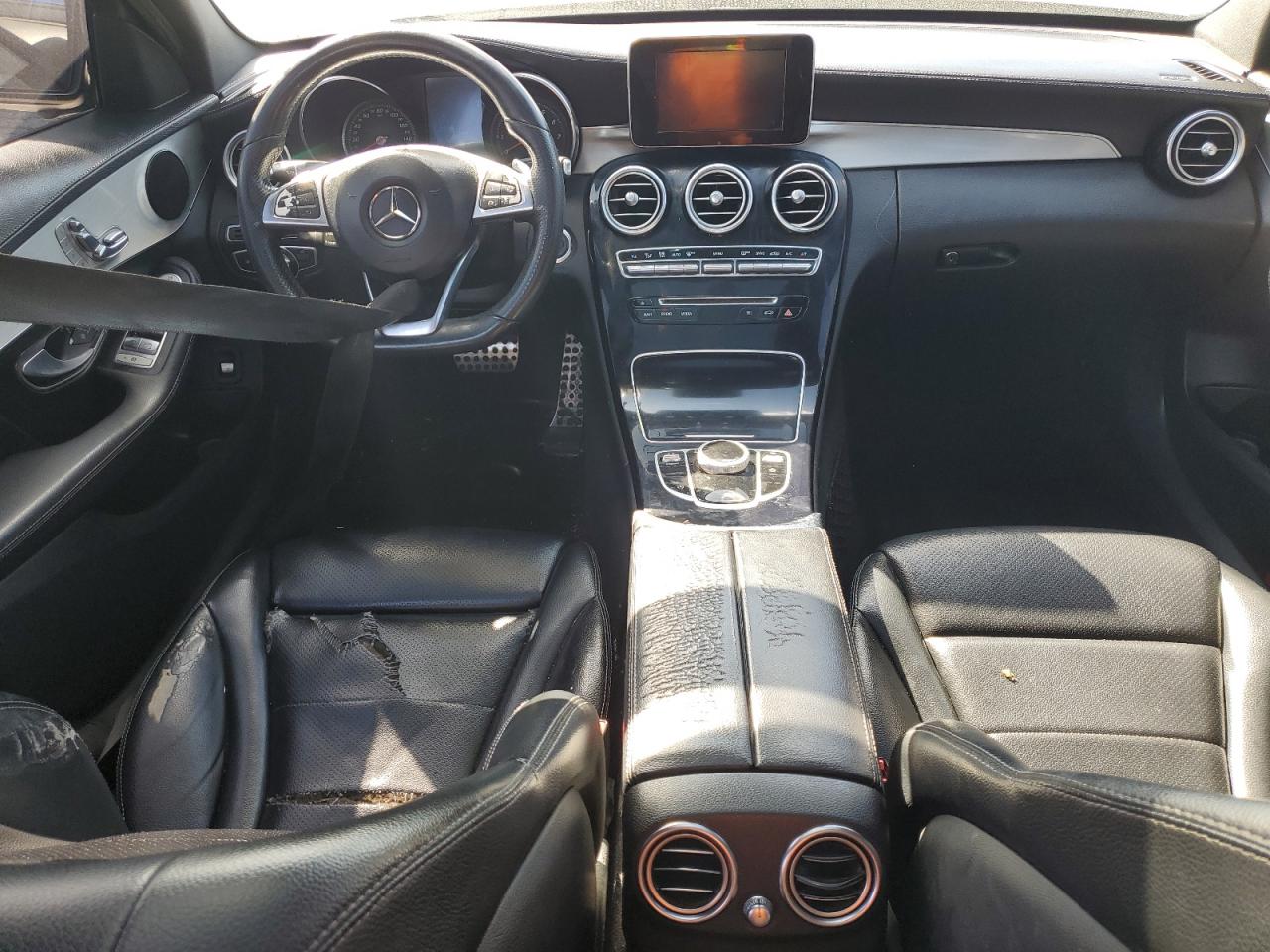 2017 Mercedes-Benz C-klasse VIN 55SWF4JB8HU207280 Copart auction photo, front end damage thumbnail 8