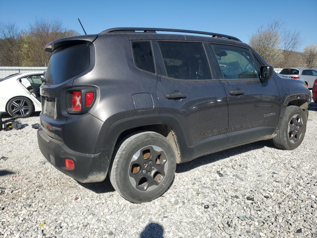 2017 Jeep Renegade VIN ZACCJAAB9HPF15293 Copart auction photo, front end damage thumbnail 3