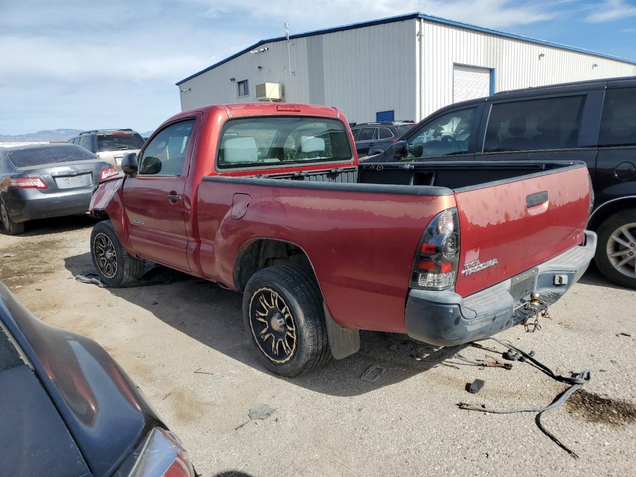 2005 Toyota Tacoma VIN 5TENX22N75Z098604 Copart auction photo, front end damage thumbnail 2