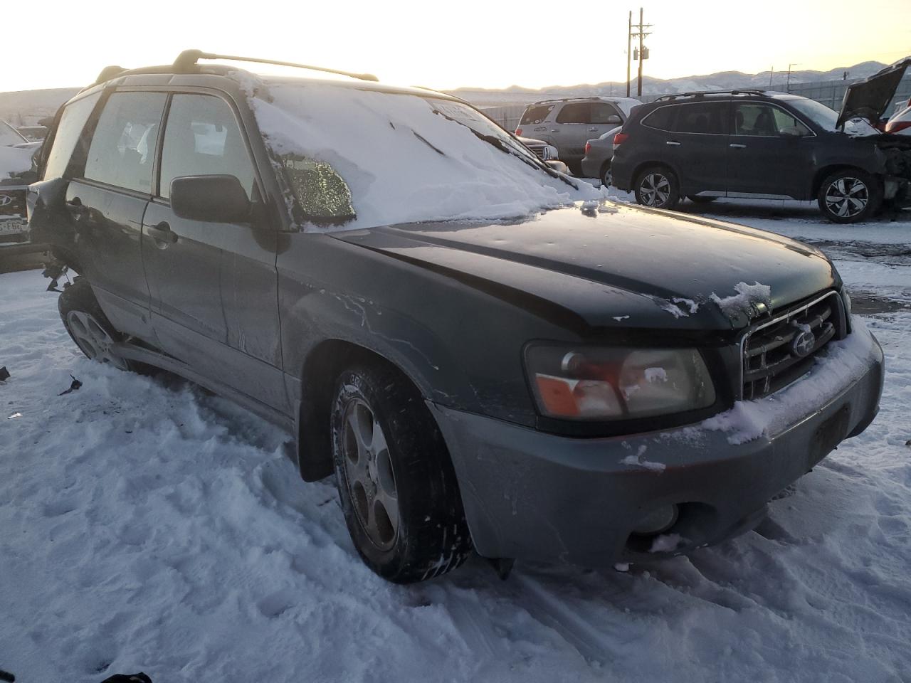 2004 Subaru Forester VIN JF1SG65694H721922 Copart auction photo, rear end / front end damage thumbnail 4