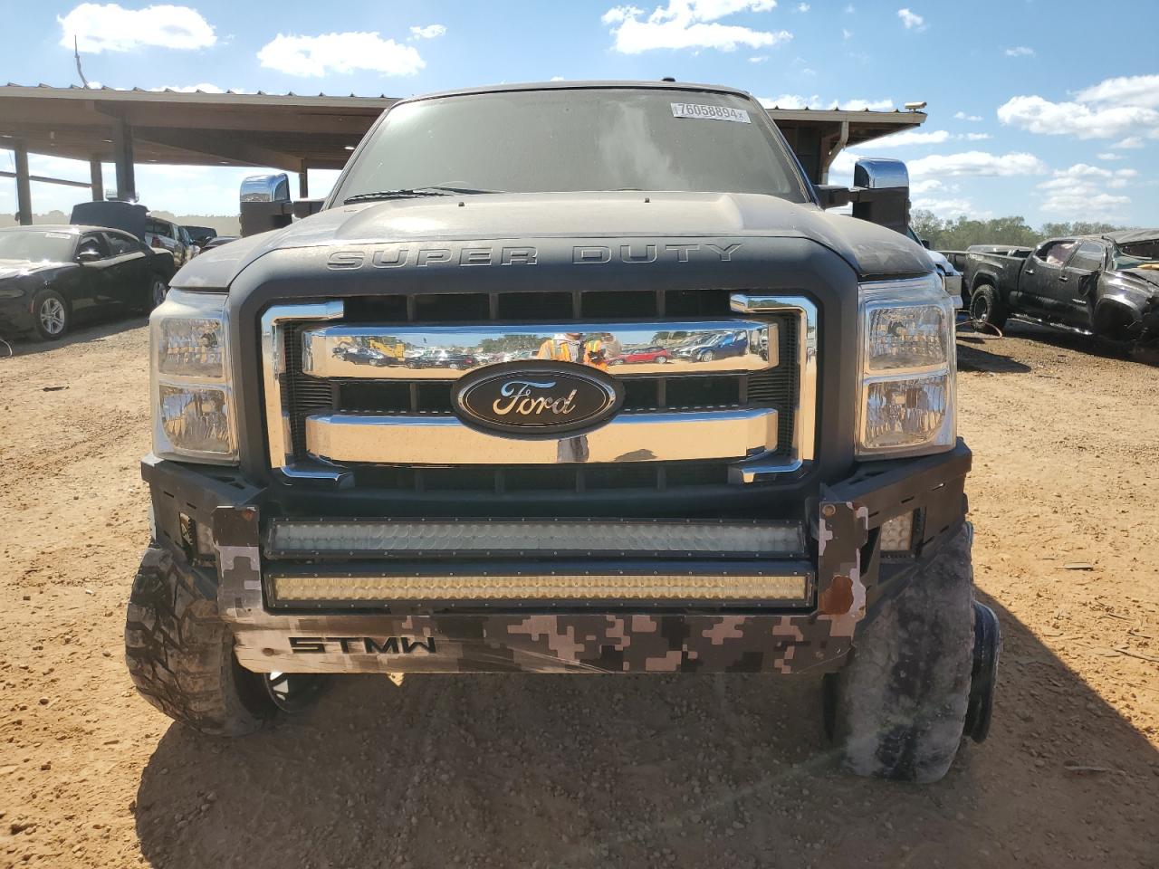 2012 Ford F250 VIN 1FT7W2BT6CED13187 Copart auction photo, undercarriage damage thumbnail 5