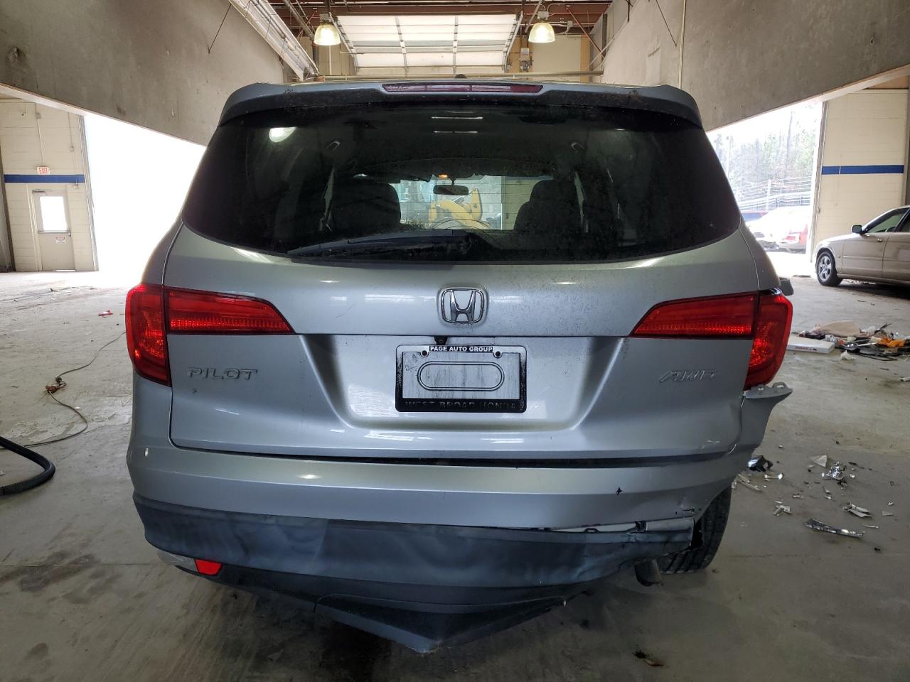 2016 Honda Pilot VIN 5FNYF6H35GB044803 Copart auction photo, all over damage thumbnail 6