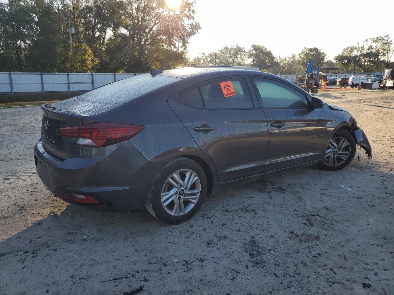 2020 Hyundai Elantra VIN 5NPD84LF4LH579471 Copart auction photo, front end / side damage thumbnail 3