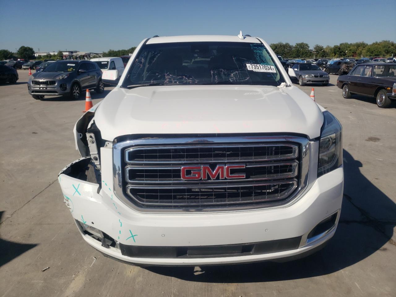 2016 GMC Yukon VIN 1GKS1BKC8GR198250 Copart auction photo, front end damage thumbnail 5