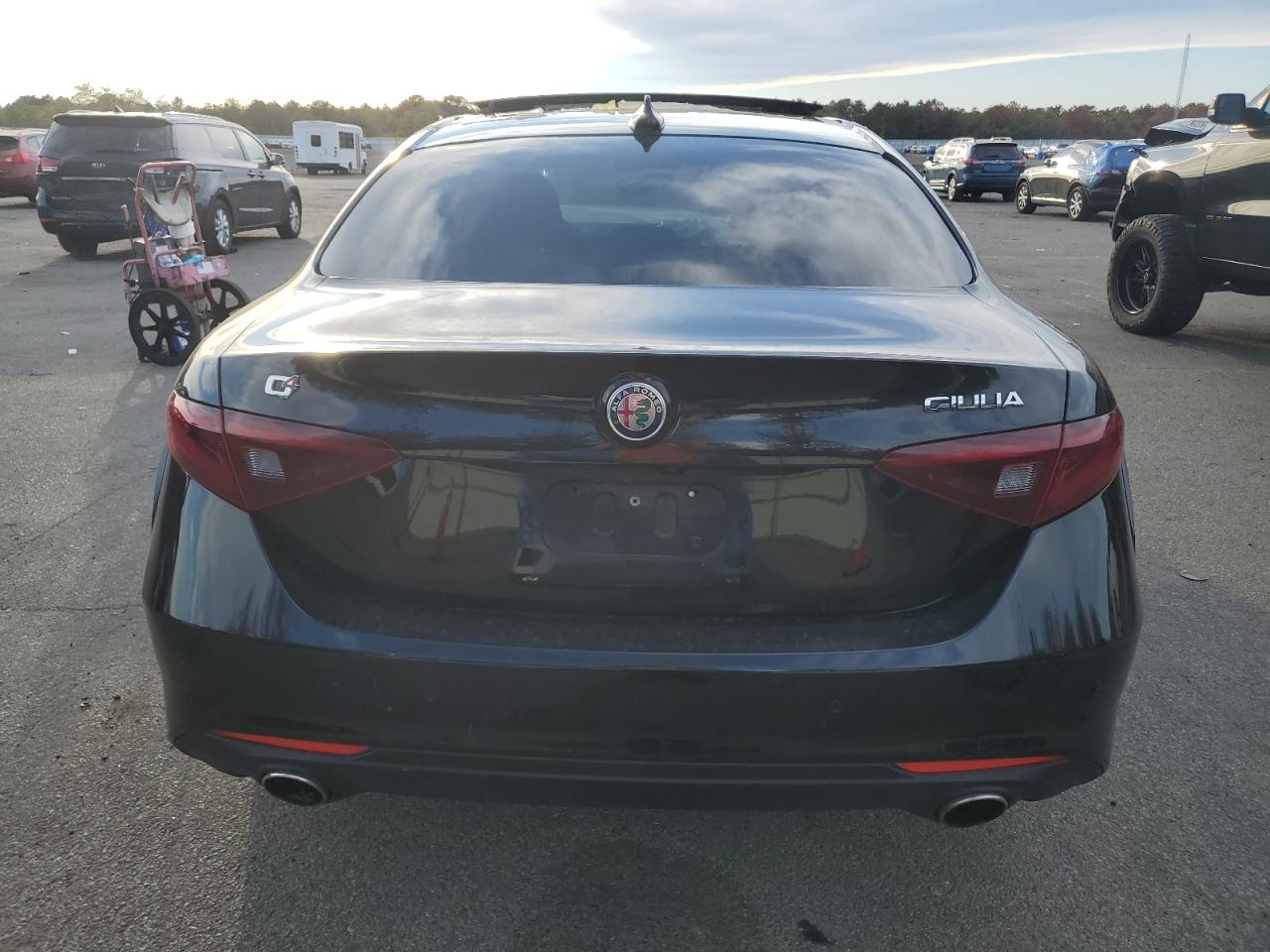 2020 Alfa Romeo Giulia VIN ZARFANAN2L7626987 Copart auction photo, front end damage thumbnail 6