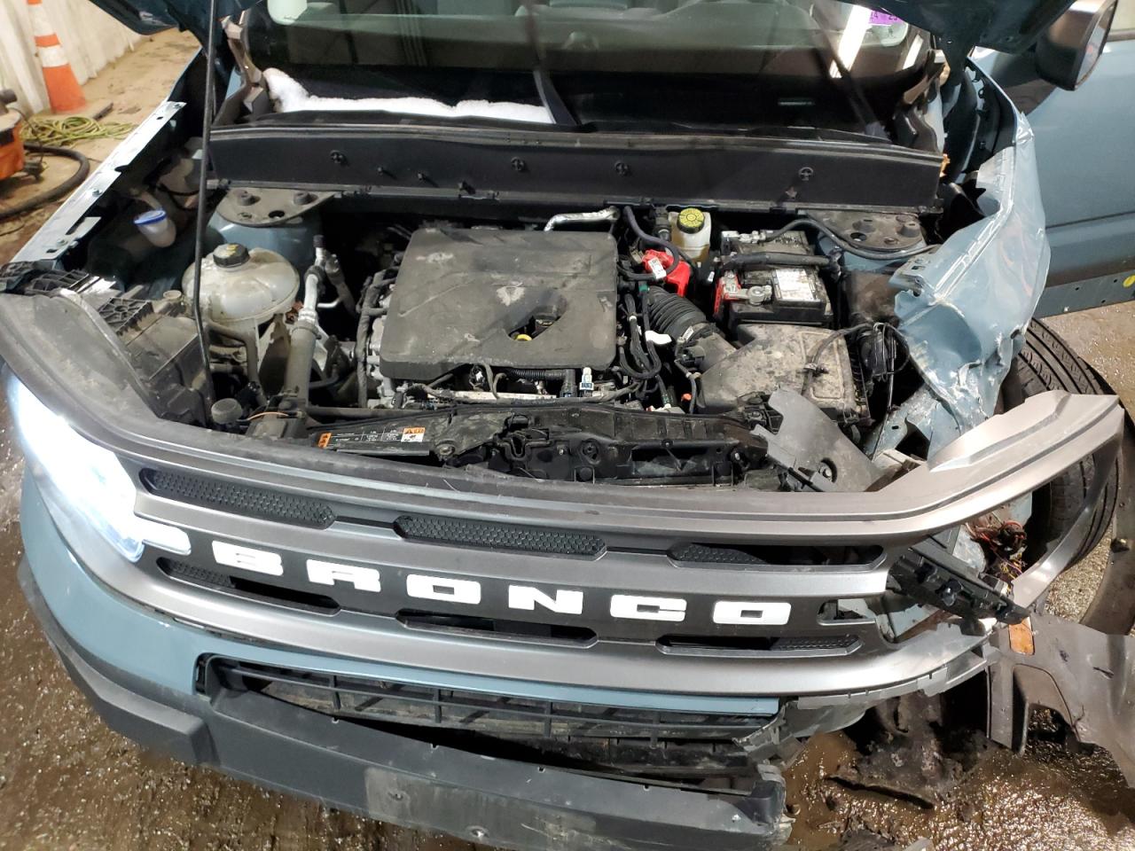2021 Ford Bronco VIN 3FMCR9B6XMRA62502 Copart auction photo, all over damage thumbnail 12