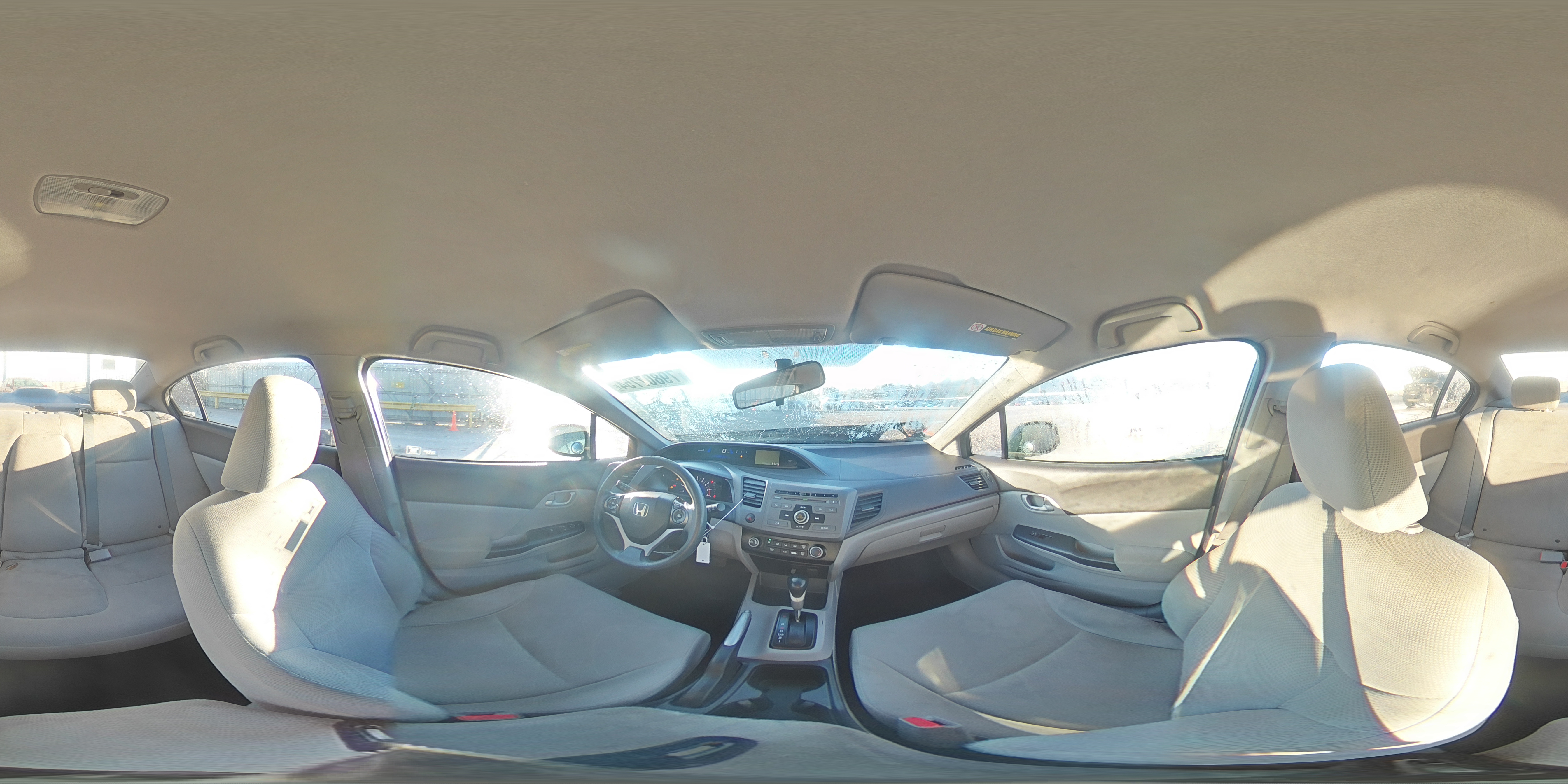2012 Honda Civic VIN 19XFB2F54CE354764 Copart auction photo, front end damage thumbnail 15