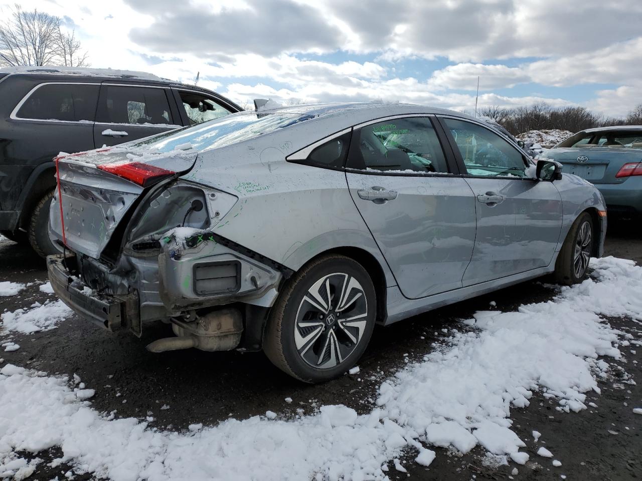 2016 Honda Civic VIN 19XFC1F75GE222319 Copart auction photo, rear end / minor dent/scratches damage thumbnail 3