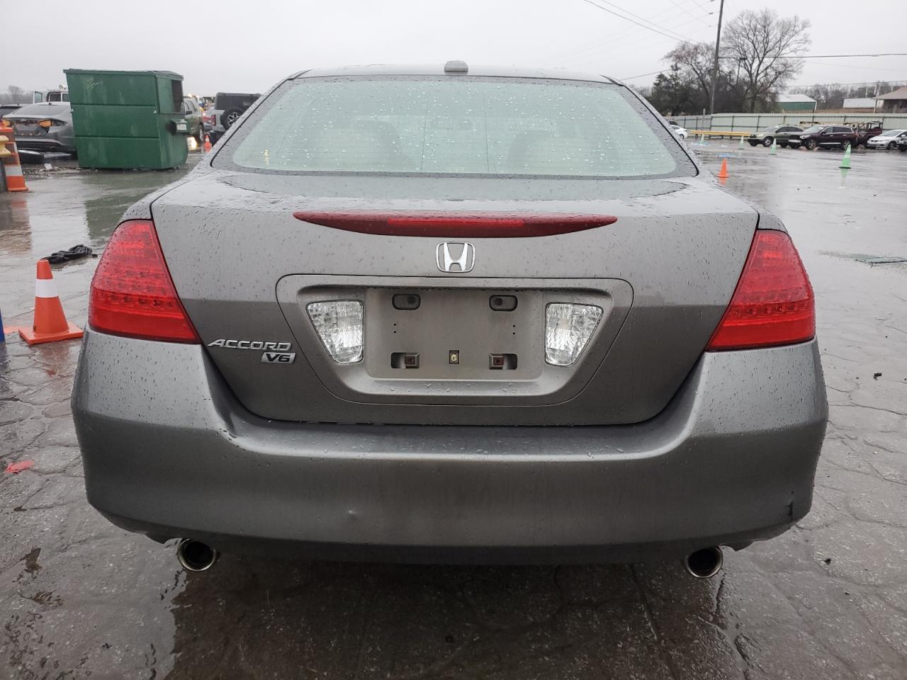 2006 Honda Accord VIN 1HGCM66516A055763 Copart auction photo, side / rear end damage thumbnail 6