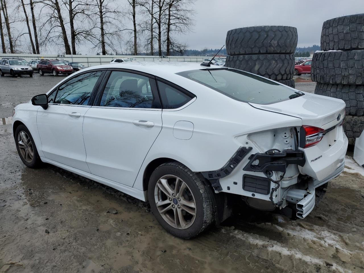 2018 Ford Fusion VIN 3FA6P0H75JR278102 Copart auction photo, rear end damage thumbnail 2