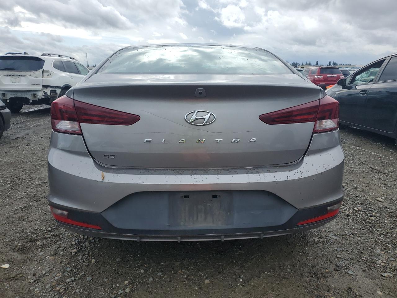 2020 Hyundai Elantra VIN KMHD74LF8LU899560 Copart auction photo, vandalism damage thumbnail 6