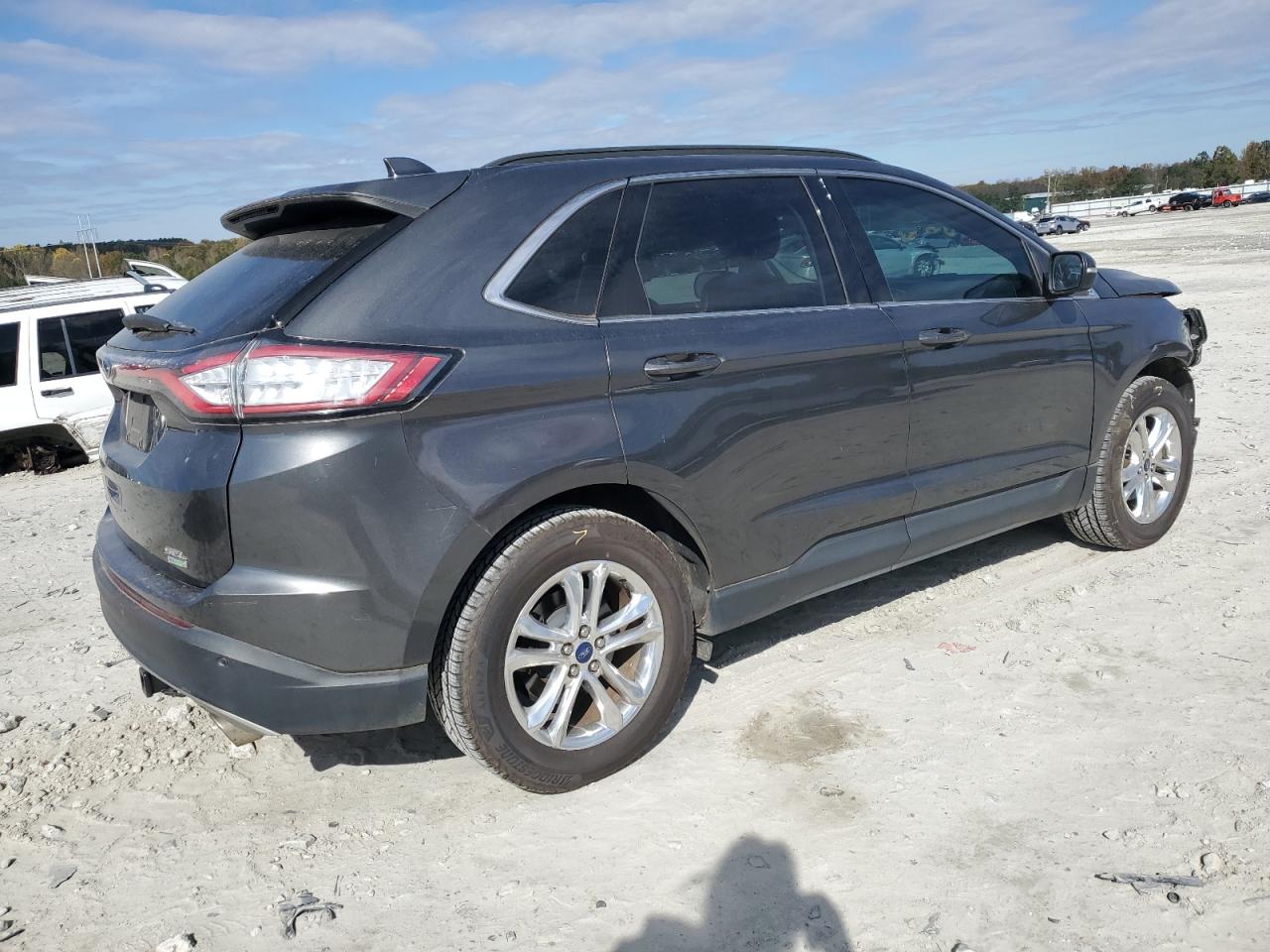 2015 Ford Edge VIN 2FMTK3J90FBB58587 Copart auction photo, front end / side damage thumbnail 3