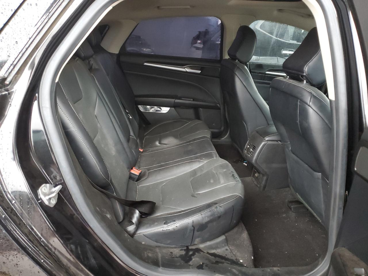 2020 Ford Fusion VIN 3FA6P0RU7LR127124 Copart auction photo, rear end damage thumbnail 10
