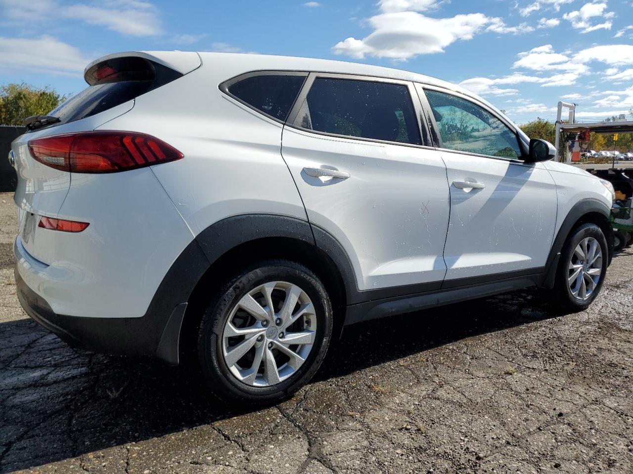 2020 Hyundai Tucson VIN KM8J23A41LU134140 Copart auction photo, front end damage thumbnail 3