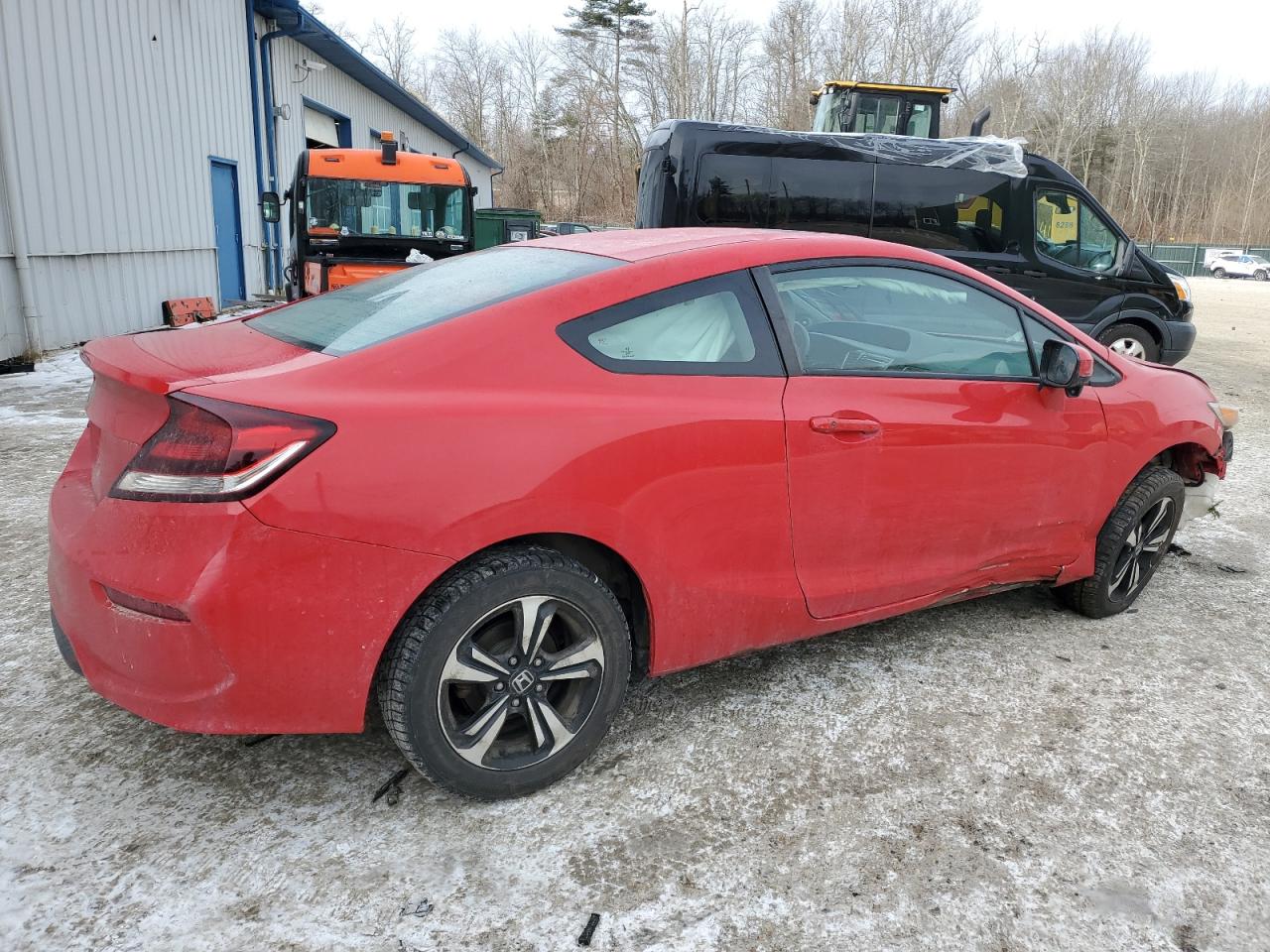 2015 Honda Civic VIN 2HGFG3A88FH503955 Copart auction photo, front end / side damage thumbnail 3