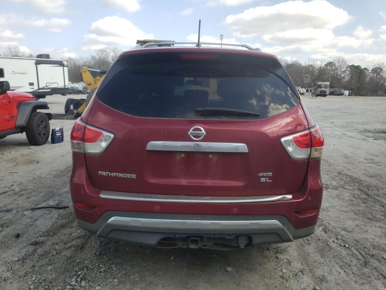 2014 Nissan Pathfinder VIN 5N1AR2MM0EC680938 Copart auction photo, front end damage thumbnail 6