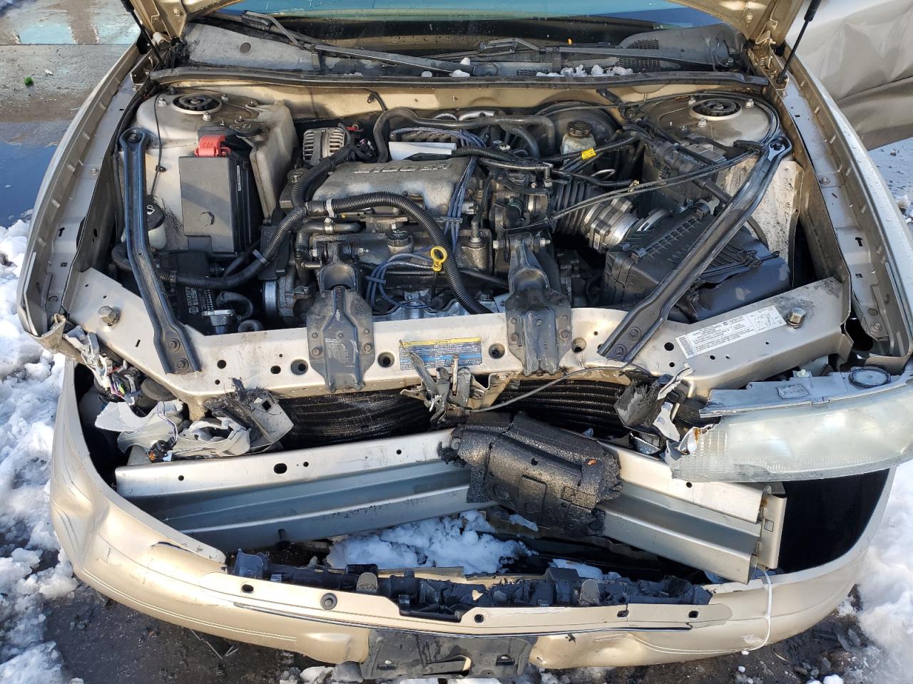 2004 Buick Century VIN 2G4WS52J941259597 Copart auction photo, front end / side damage thumbnail 11