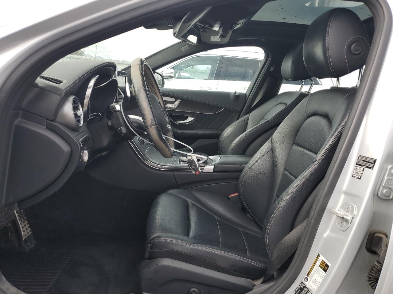 2015 Mercedes-Benz C-klasse VIN 55SWF4KB1FU015534 Copart auction photo, rear end damage thumbnail 7